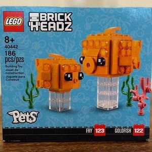LEGO 40442 BrickHeadz Pets: Goldfish NEW & SEALED, RETIRED